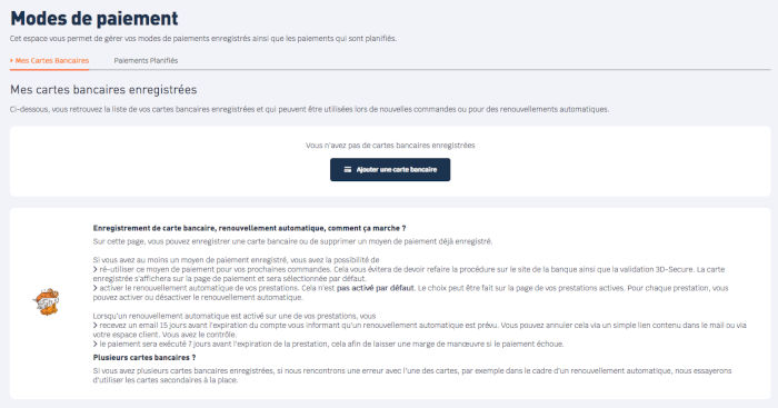 comment stoker des fichiers o2switch